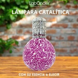 Lámpara Catalítica FUCSIA 200ml+Esencia 200ml