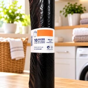 Saco para basura negro 120 Ltros (10 sacos)